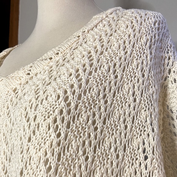 NWOT UO Staring at Stars Crochet Sweater Top, S - Picture 4 of 5